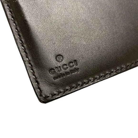 Auth GUCCI GG 408826 Beige Green Red PVC Cotton - Bifold Wallet - Picture 7 of 14